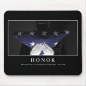 Honorar: Inspiration Zitat Mousepad (Vorne)