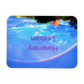 Honorar Lesbian Rainbow-Magnet Magnet (Horizontal)