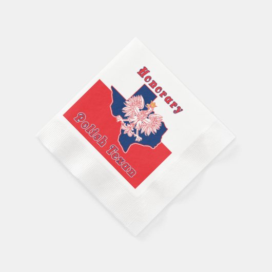 Honorar Polnisch Texan Serviette (Ecke)