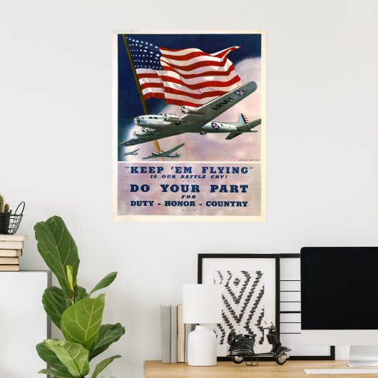 Honorarland Poster (Heimbüro)