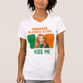 HONORARY BLARNEY STONE IRISH LASS KISS ME T - Shir T-Shirt (Vorderseite)
