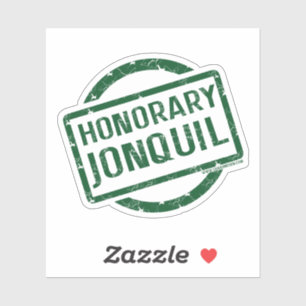 "Honorary Jonquil" sticker, green Aufkleber