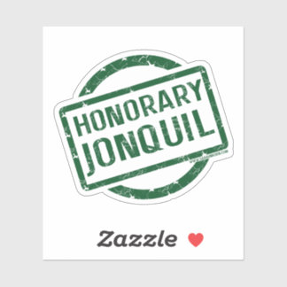 "Honorary Jonquil" sticker, green Aufkleber