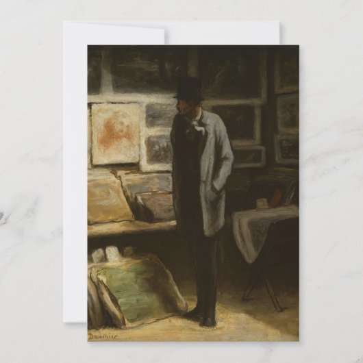 Honoré Daumier - Der Print Collector Einladung (Vorderseite)