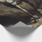 Honore Daumier Don Quixote im Gebirge Geschenkpapier (Ecke)