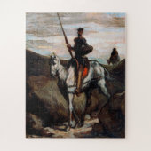 Honore Daumier - Don Quixote in den Bergen Puzzle (Vertikal)