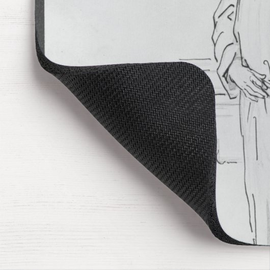 Honore de Balzac Mousepad (Ecke)