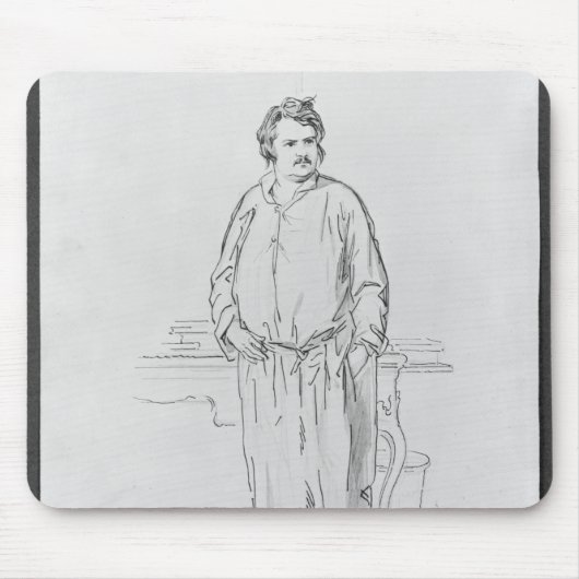 Honore de Balzac Mousepad (Vorne)