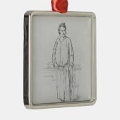 Honore de Balzac Ornament Aus Metall (Rechts)