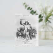 Honore de Balzac Postkarte (Stehend Vorderseite)