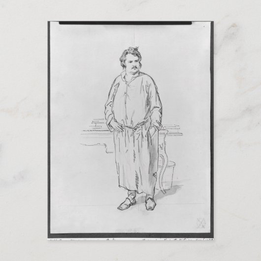 Honore de Balzac Postkarte (Vorderseite)