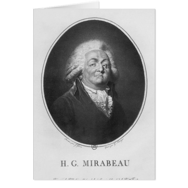 Honore Gabriel Riqueti, Comte de Mirabeau (Vorne)