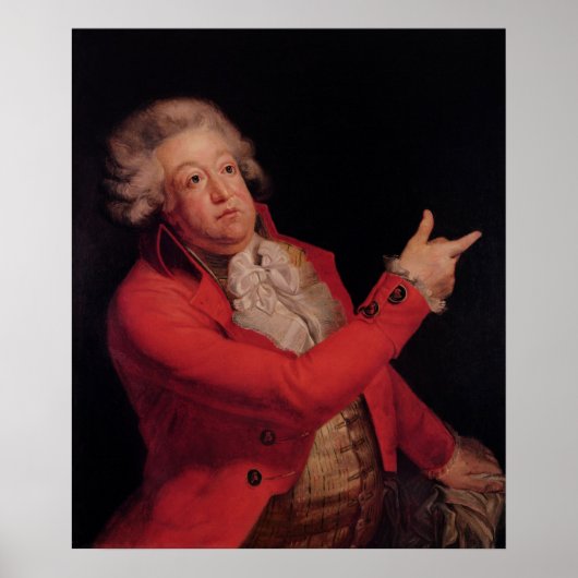 Honore Gabriel Riqueti Graf von Mirabeau Poster (Vorne)