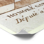 Honore Gabriel Riqueti Mirabeau Poster (Ecke)