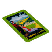 Honore Les Bains Vintag PosterEurope Magnet (Rechte Seite)