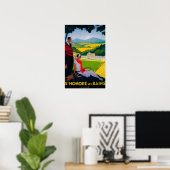 Honore Les Bains Vintag PosterEurope Poster (Heimbüro)