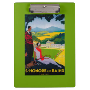 Honore Les Bains Vintage PosterEuropa Klemmbrett