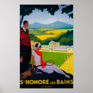 Honore Les Bains Vintages PosterEurope Poster