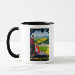 Honore Les Bains Vintages PosterEurope Tasse