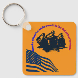 Honored in Valor orange Schlüsselanhänger