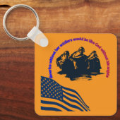 Honored in Valor orange Schlüsselanhänger (Vorderseite)