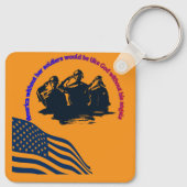 Honored in Valor orange Schlüsselanhänger (Rückseite)