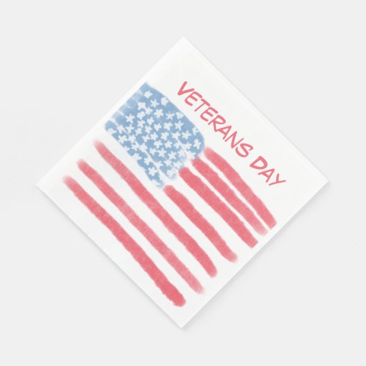 Honoring Heroes | Veterans Day Celebration Serviette (Ecke)