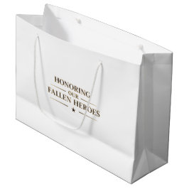 Honoring Our Fallen Heroes / Bolsa de Regalo Große Geschenktüte