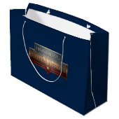 Honoring Our Fallen Heroes / Bolsa de Regalo Große Geschenktüte (Rückseite Schrägansicht)
