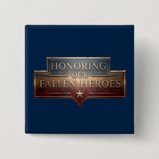 Honoring Our Fallen Heroes / Día de los Caídos Button (Vorderseite)