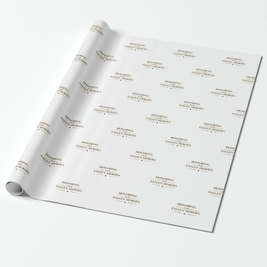 Honoring Our Fallen Heroes / Papel de Regalo Geschenkpapier (Ungerollt)