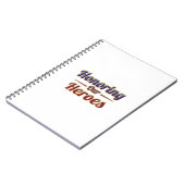 Honoring Our Heroes / Cuaderno Notizblock (Linke Seite)