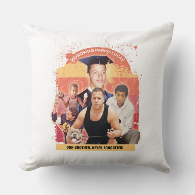 Honoring Parris Lucas Pillow Kissen (Vorderseite)