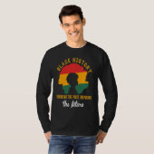 Honoring Past Inspiring Future Black History Month T-Shirt (Vorne ganz)
