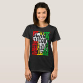 Honoring Past Inspiring Future I Am Black History  T-Shirt (Vorne ganz)
