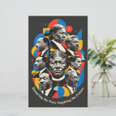 Honoring The Past, Inspiring The future Briefpapier (Stehend Vorderseite)