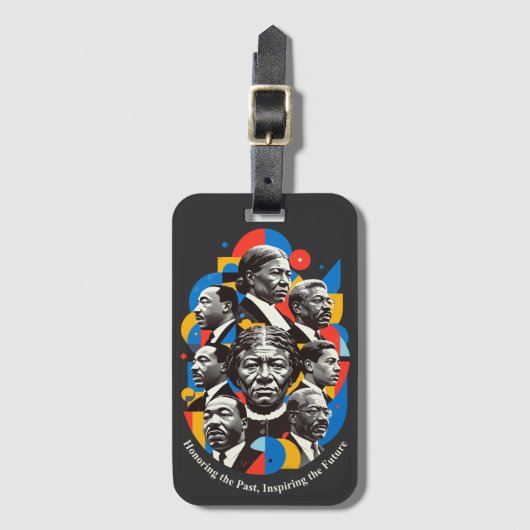 Honoring The Past, Inspiring The future Gepäckanhänger (Vorderseite Vertikal)