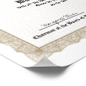 Honors College oder Universitäts-Diplom-Replikat Poster (Ecke)