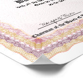 Honors College oder Universitätsdiplom-Replikat Poster (Ecke)