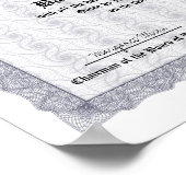 Honors College or University Diploma Replica Poster (Ecke)