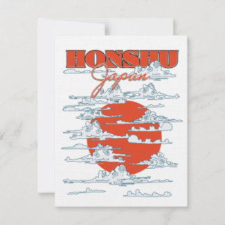 Honshu Japan Reiseplakat