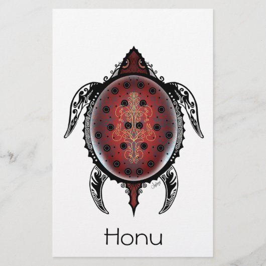 Honu Briefpapier (Vorderseite)