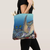 Honu (grüne Meeresschildkröte) Tasche (Von Nahem)