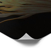 Honu Haven gestettetes Glaswasser Poster (Ecke)