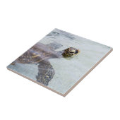 Honu hawaiische Meeresschildkröte - Fliese (Seite)