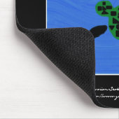 Honu hawaiisches Seaturtle Mousepad (Ecke)