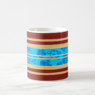 Honu Hawiian Imitat-Holz-Surfbrett Kaffeetasse