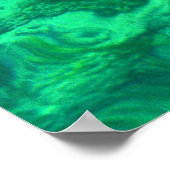 Honu-Meeresschildkröte (36" x 24") Poster (Ecke)