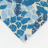 Honu Meeresschildkröte-Hawaiianer-Aloha - Indigo Fleecedecke (Ecke)