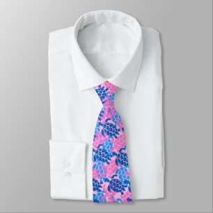 Honu Meeresschildkröte-Hawaiianer-Aloha - Rosa Krawatte
